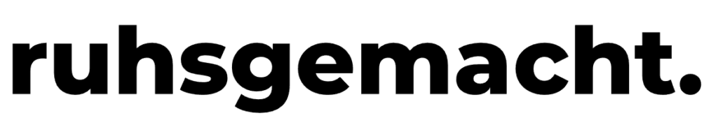 ruhsgemacht. Logo